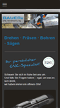 Mobile Screenshot of bauer-cnc.de