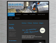 Tablet Screenshot of bauer-cnc.de